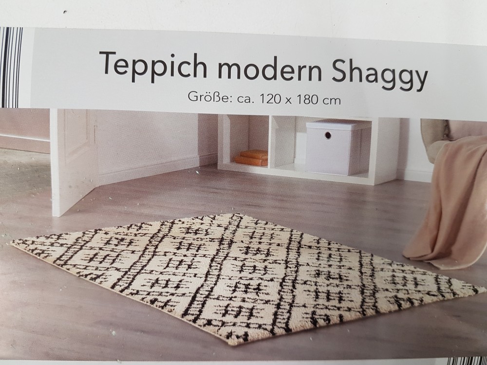 Kilimas "Teppich Moder Shaggy", 120 x 180 cm.